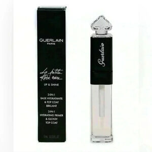 Guerlain La Petite Noire Lip & Shine ~ 2 in 1 hydrating primer & glossy top coat